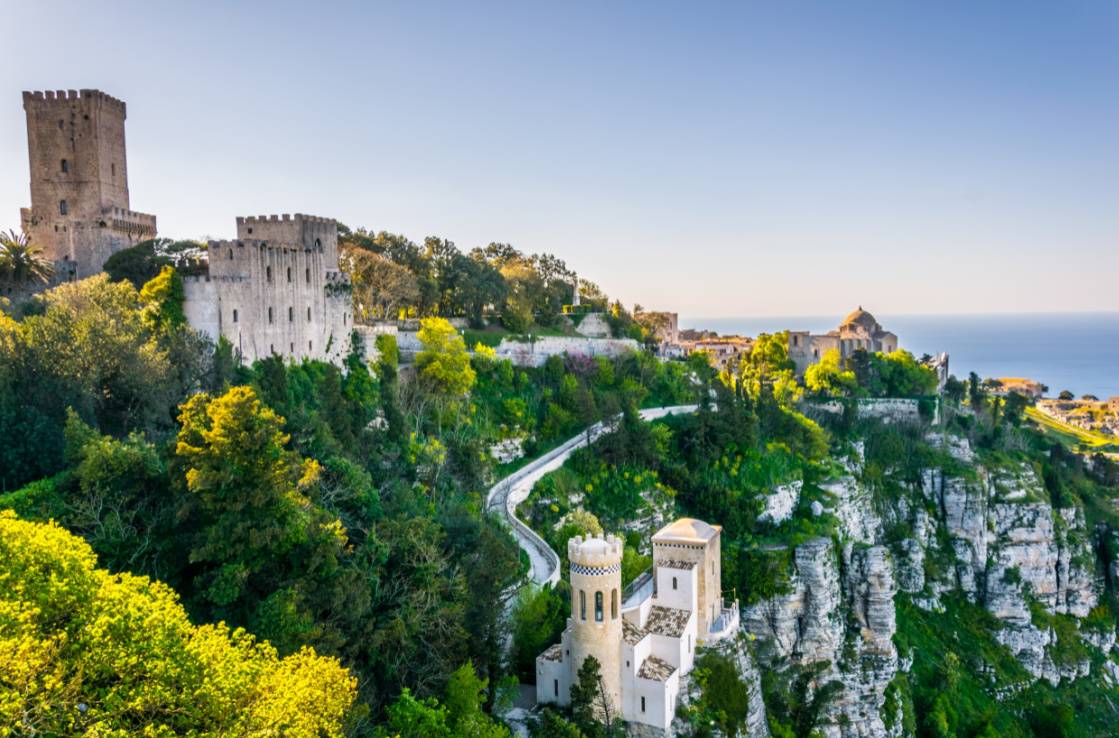 Castello di Erice, Sicilia